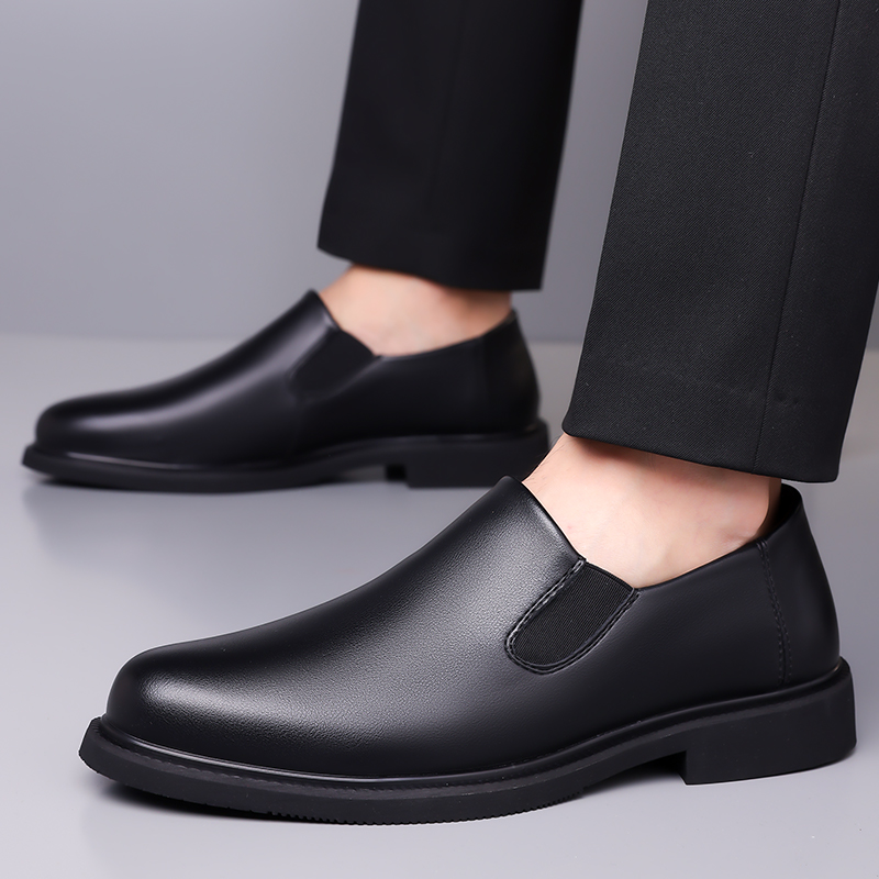 Men'S Formal Office Wear Shoes - หนา Soled Office รองเท้าอย่างเป็นทางการผู้ชายรองเท้าหนังลําลองผู้ชายสวมใส่ Anti-Skid รอบ