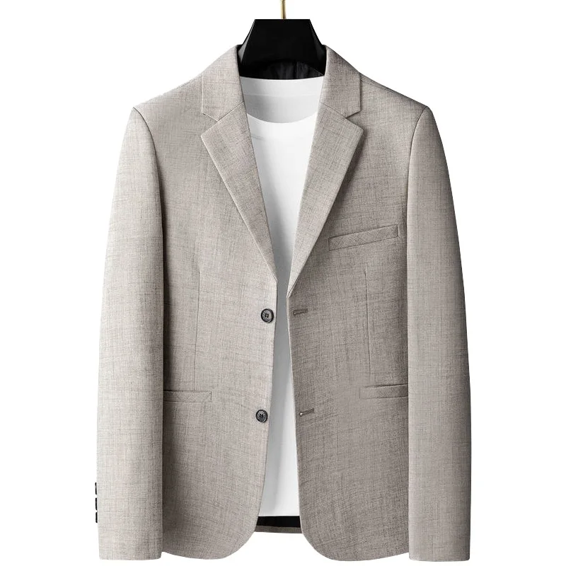 Men Formal Wear Summer - เสื้อคลุมเบลเซอร์สำหรับผู้ชายเสื้อสูทลำลองสำหรับธุรกิจเสื้อคลุมเบลเซอร์เข้ารูปเสื้อแจ็คเก็ตเสื้อผ้า4XL ใหม่ฤดูใบไม้ผลิ
