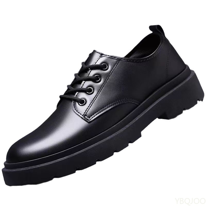 Men'S Formal Office Wear Shoes - รองเท้าผู้ชายแบบผูกเชือก สไตล์ลำลอง สำหรับใส่ทำงาน ใส่ได้ทั้งฤดูใบไม้ผลิและฤดูใบไม้ร่วง แฟชั่นใหม่ ระบายอากาศได้ดี