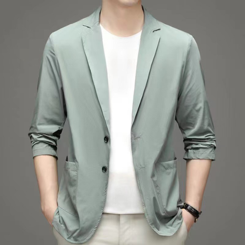 Men Formal Wear Clothes - เสื้อผ้าแฟชั่นผู้ชาย แบรนด์เสื้อผ้าทำงานผ้าฝ้าย ไซส์ M-7XL คุณภาพสูง ชุดลำลองสไตล์เกาหลี