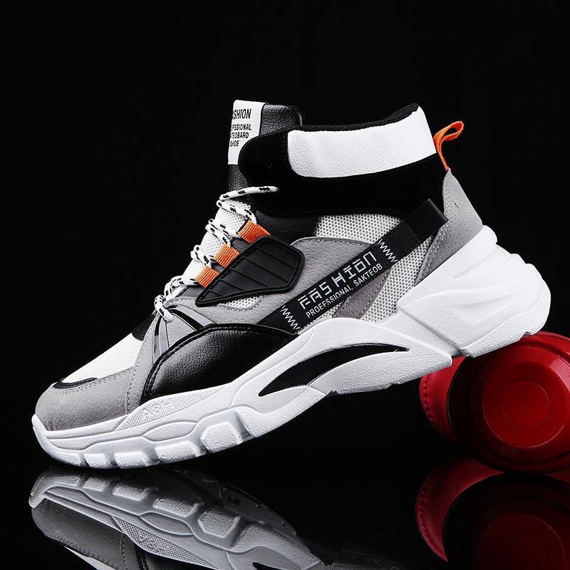 Men'S Formal Wear Stores - Hightopฤดูร้อนผู้ชายกีฬารองเท้าMan Runningรองเท้าผู้ชายกีฬารองเท้าผู้ชายTop Topรองเท้าผ้าใบบุรุษรองเท้าเทนนิสเดินสีเทาD-421