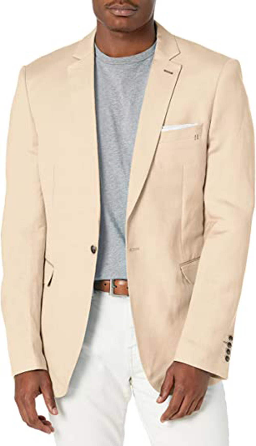 Khaki Formal Wear Men - ปรับแต่งสีกากี Blazer ชายชุด Notch Lapel ชุดแต่งงานธุรกิจสวมใส่
