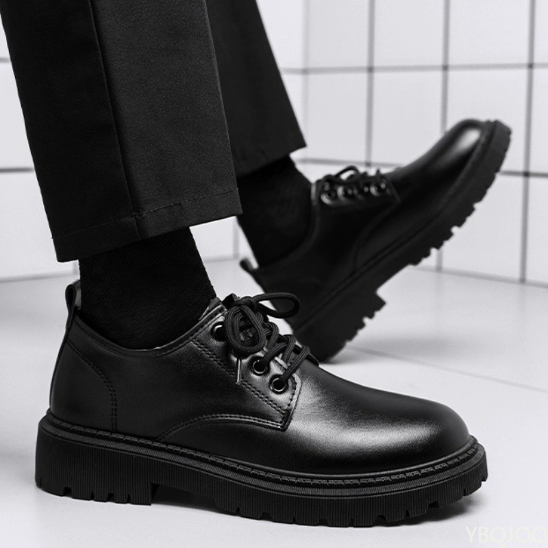 Men'S Formal Office Wear Shoes - รองเท้าผู้ชายแบบผูกเชือก สไตล์ลำลอง สำหรับใส่ทำงาน ใส่ได้ทั้งฤดูใบไม้ผลิและฤดูใบไม้ร่วง แฟชั่นใหม่ ระบายอากาศได้ดี