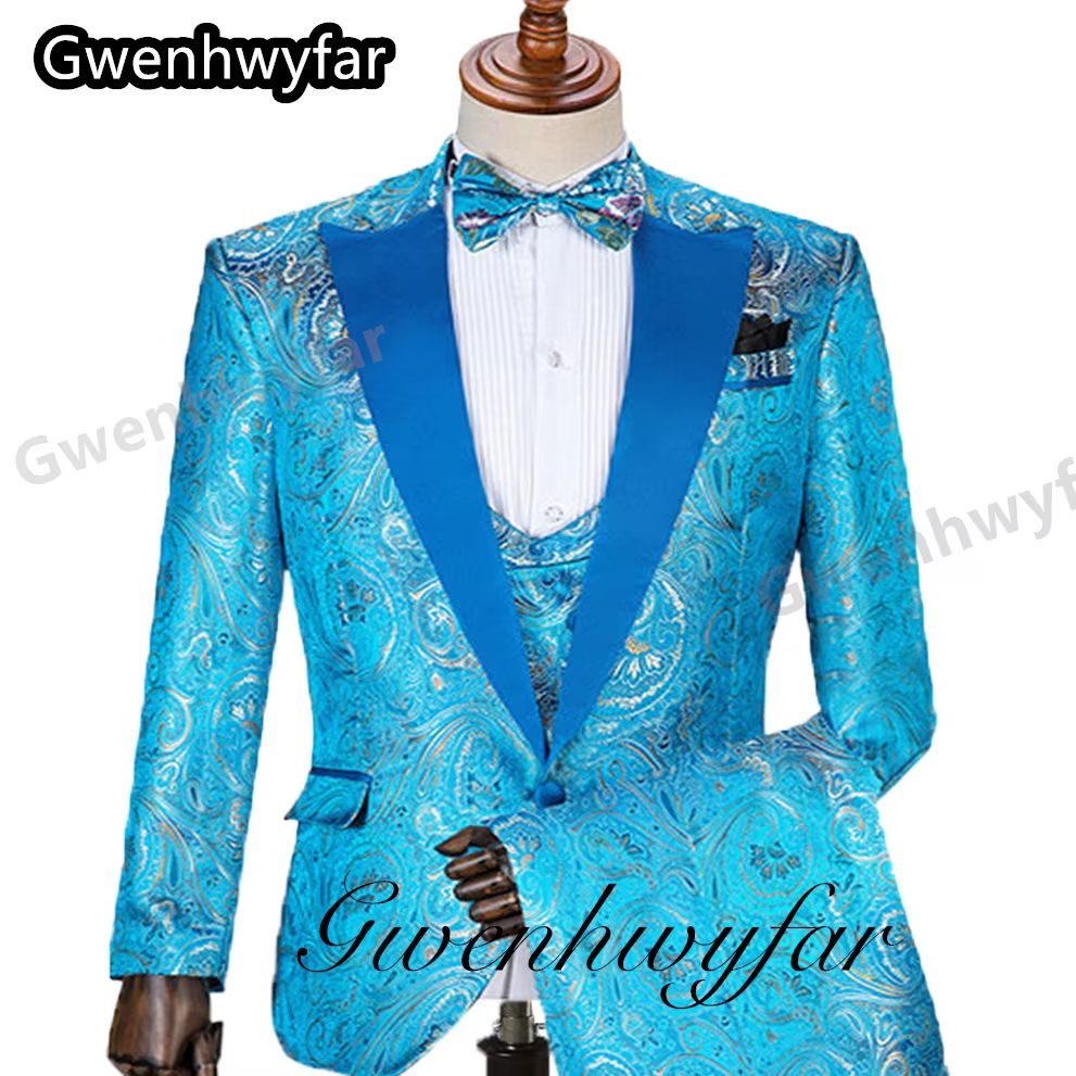 Men Formal Wear Pants - ชุดสูทผู้ชายลายเกวนฮวอฟาร์ ชุดสูทสำหรับงานแต่งงาน ชุดสูทผู้ชายวัยรุ่น ชุดสูทใหม่สำหรับฤดูใบไม้ผลิ ชุดสูทเจ้าบ่าว ชุดสูททางการ