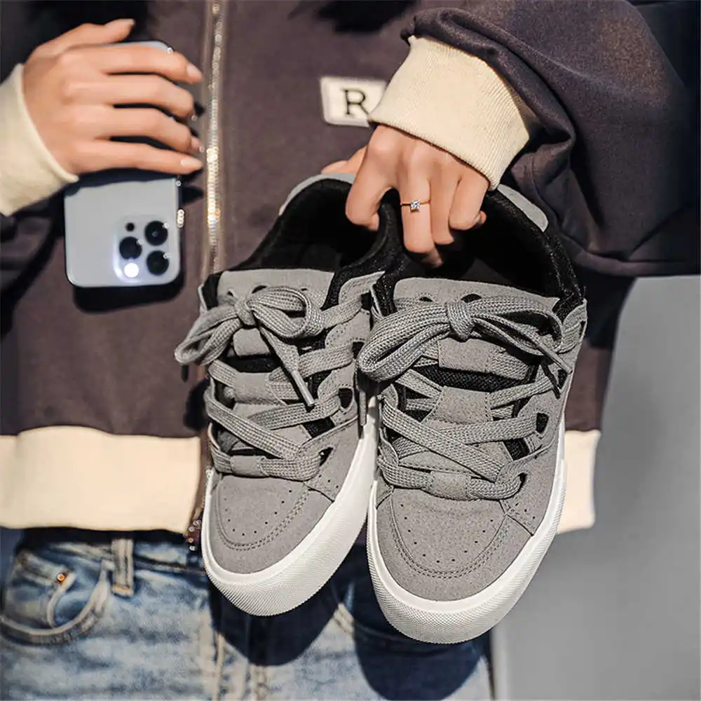Men'S Formal Wear Stores - กับ Lacing Hiphop ผู้หญิงรองเท้าสเก็ตบอร์ดวอลเลย์บอลรองเท้าผ้าใบสําหรับสตรี Beige Boot