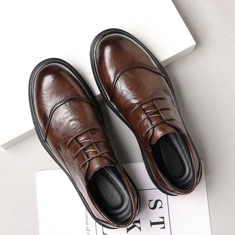 รองเท้าหนังผู้ชายสำหรับธุรกิจแ - Men'S Formal Office Wear Shoes บทวิจารณ์และราคา