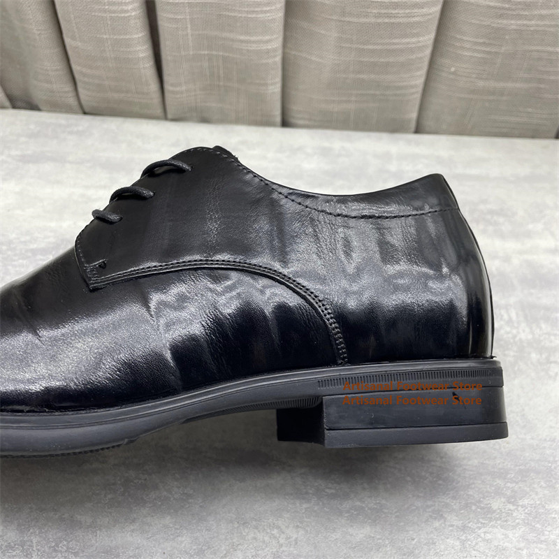 รองเท้าหนังสีดำสำหรับผู้ชาย รอ - Men'S Formal Office Wear Shoes บทวิจารณ์และราคา