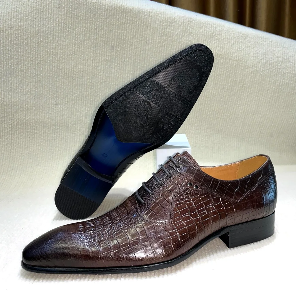 อิตาเลี่ยนหรูหราผู้ชาย Pointed - Men'S Formal Office Wear Shoes บทวิจารณ์และราคา