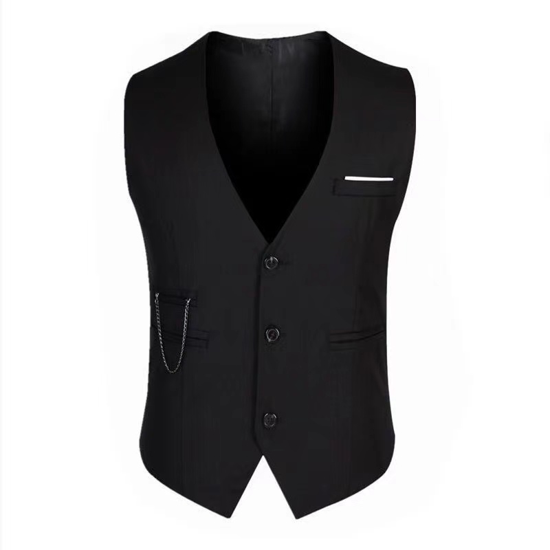 เสื้อกั๊กคุณภาพสูงสำหรับผู้ชาย - Men Formal Wear Vest บทวิจารณ์และราคา