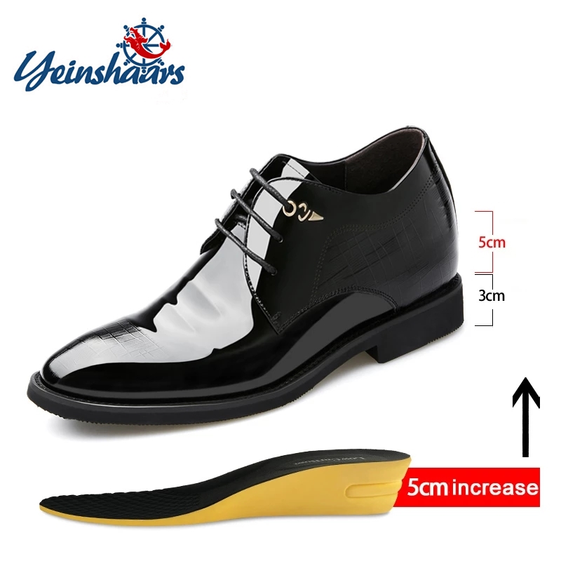 3/6/8ซม.รองเท้าลิฟท์เสื้อผู้ชา - Young Men Formal Wear บทวิจารณ์และราคา
