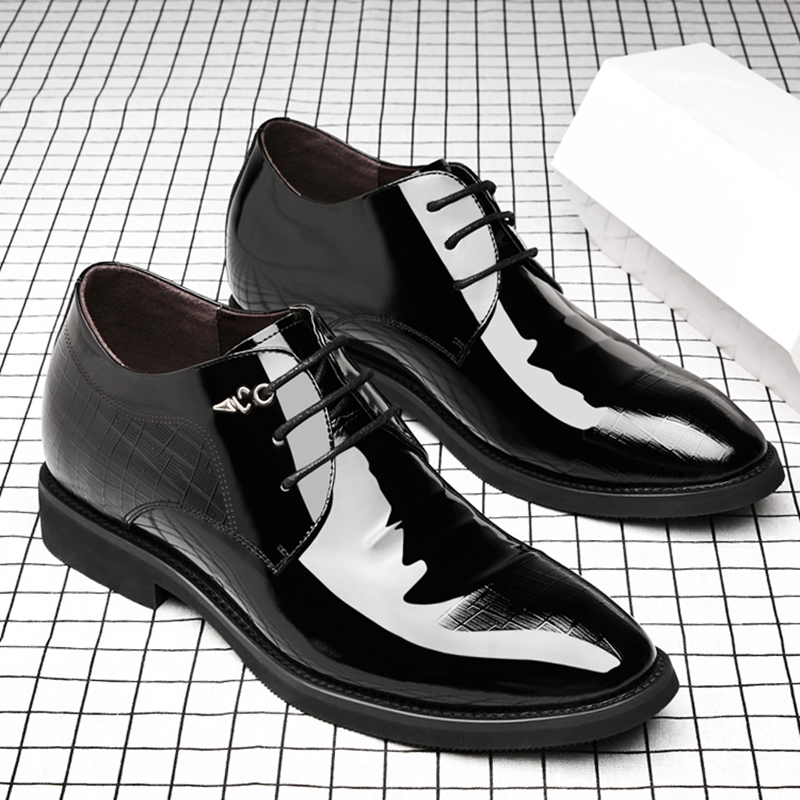 3/6/8ซม.รองเท้าลิฟท์เสื้อผู้ชา - Young Men Formal Wear บทวิจารณ์และราคา