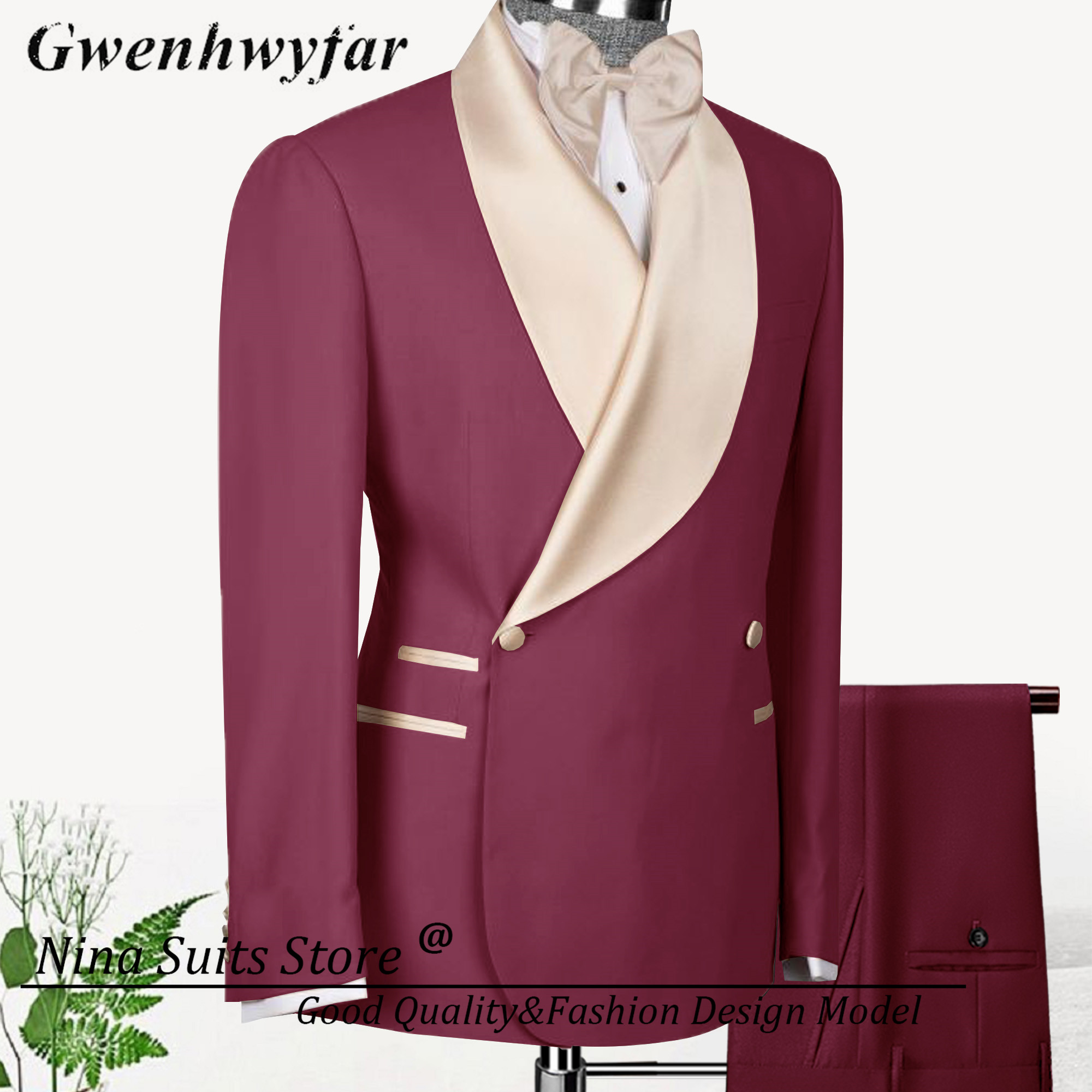 ชุดสูทผู้ชายแบบกระดุมสองแถวของ - Men'S Formal Wear Stores บทวิจารณ์และราคา