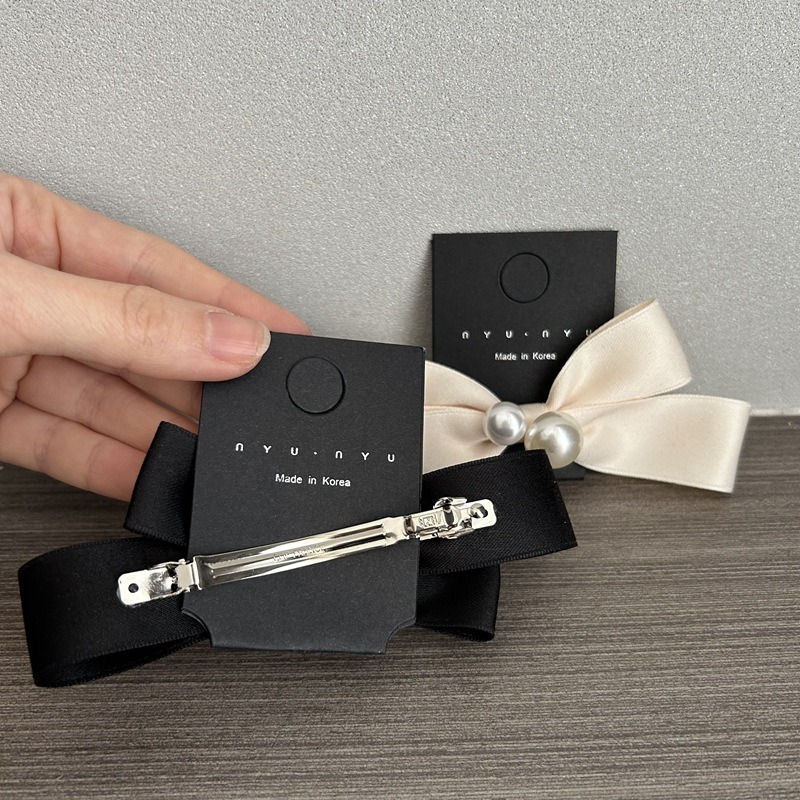โบว์ผูกผมใหม่สำหรับกิ๊บติดผมขอ - Tie Bar Clip บทวิจารณ์และราคา