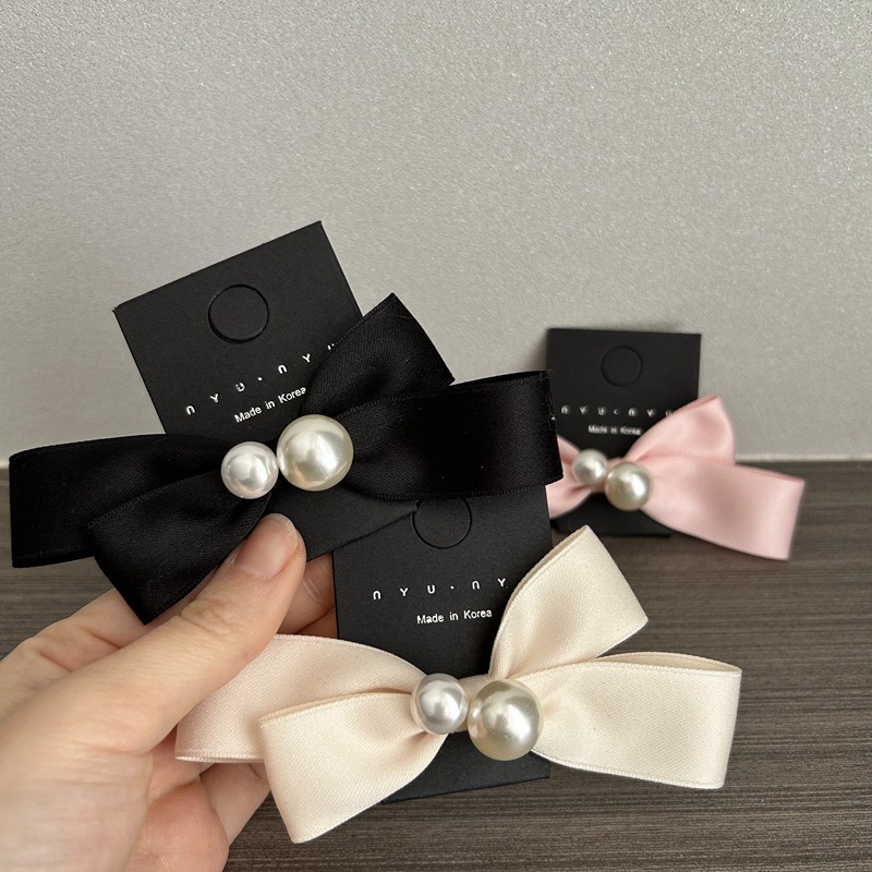 โบว์ผูกผมใหม่สำหรับกิ๊บติดผมขอ - Tie Bar Clip บทวิจารณ์และราคา