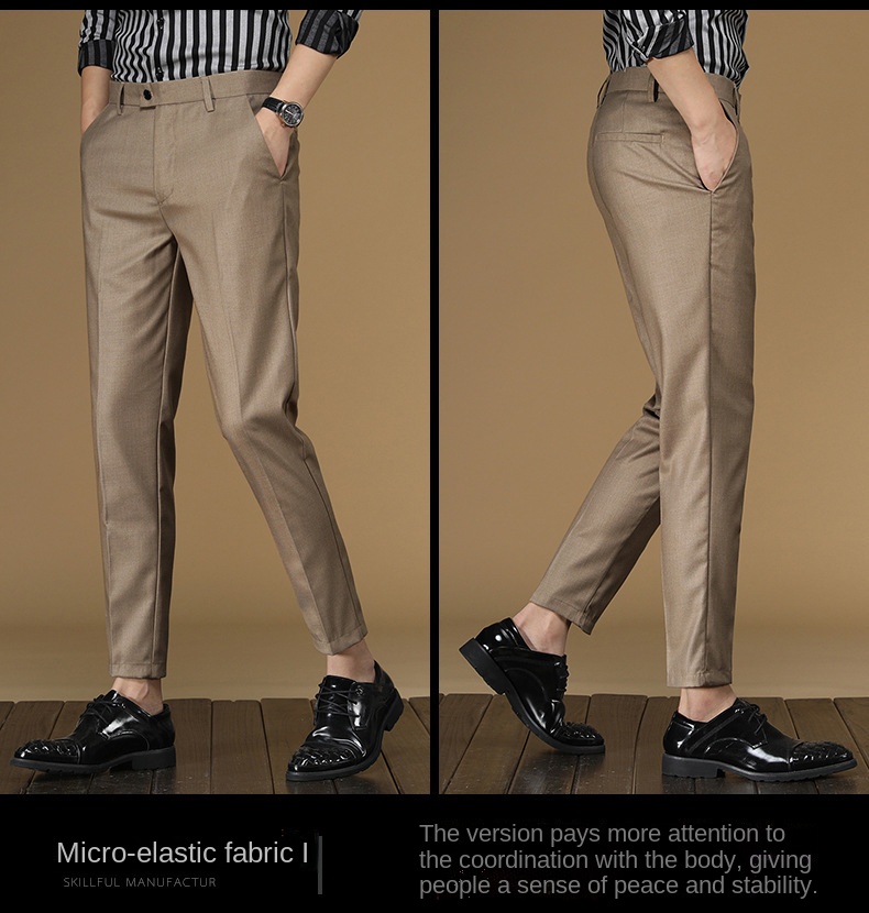 ฤดูร้อนกางเกงผู้ชายสีแดงสีดําส - Khaki Formal Wear Men บทวิจารณ์และราคา
