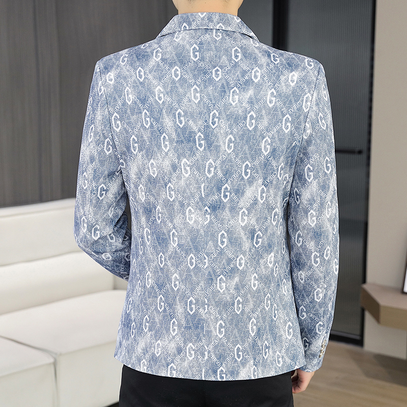 เสื้อเบลเซอร์ผู้ชายแฟชั่นฤดูใบ - Korean Men Formal Wear บทวิจารณ์และราคา