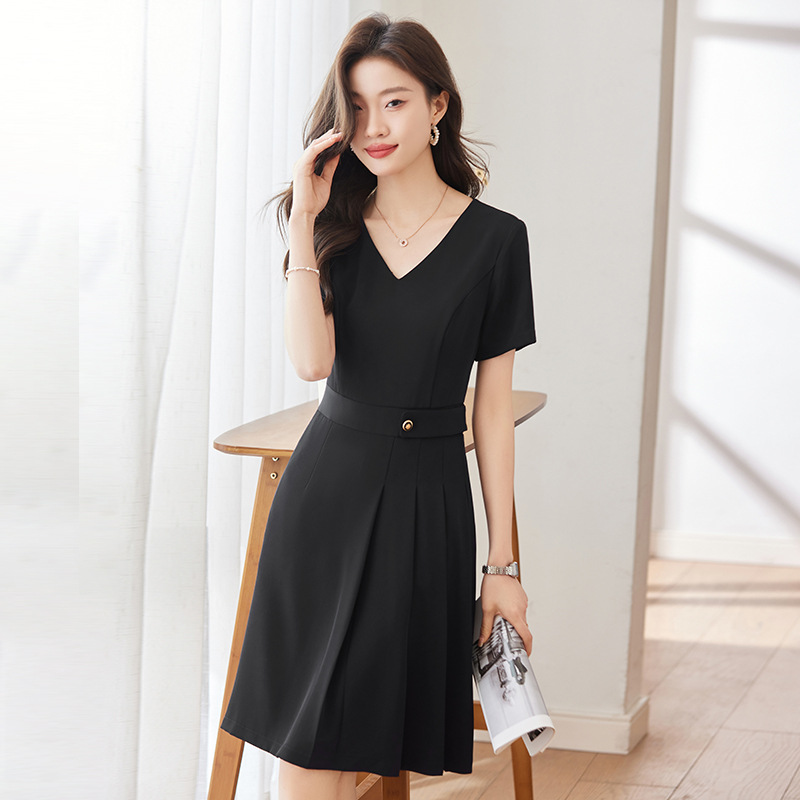 ชุดเดรสคอวีใหม่สำหรับฤดูร้อนสำ - Dress Pant Flat Front บทวิจารณ์และราคา