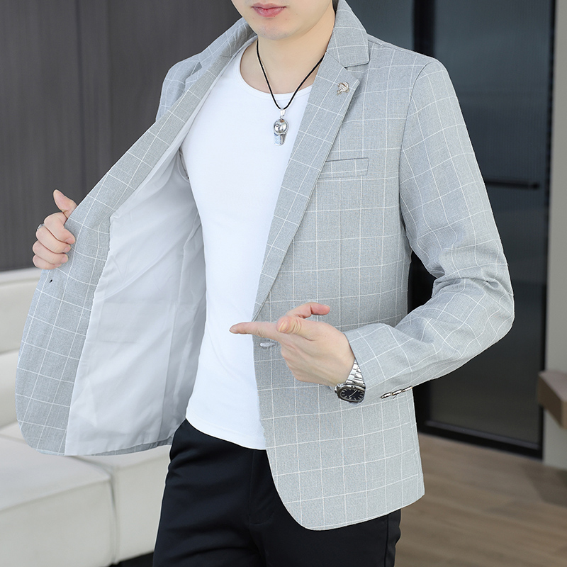 เสื้อเบลเซอร์ผู้ชายสำหรับกิจกร - Korean Men Formal Wear บทวิจารณ์และราคา