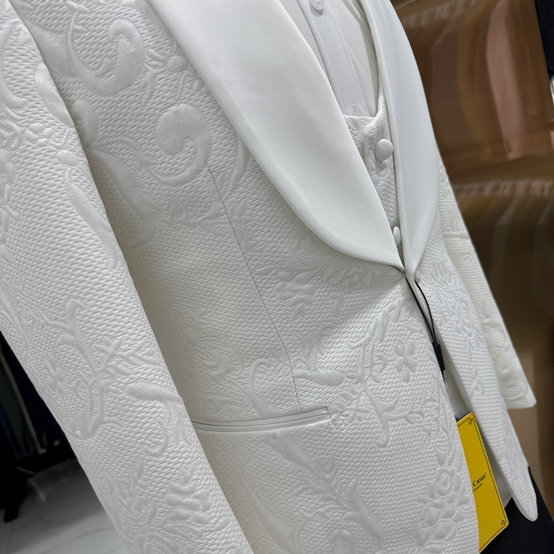 ชุดสูทแต่งงานผู้ชาย สีขาว 3 ชิ - Men Formal Wear Pants บทวิจารณ์และราคา