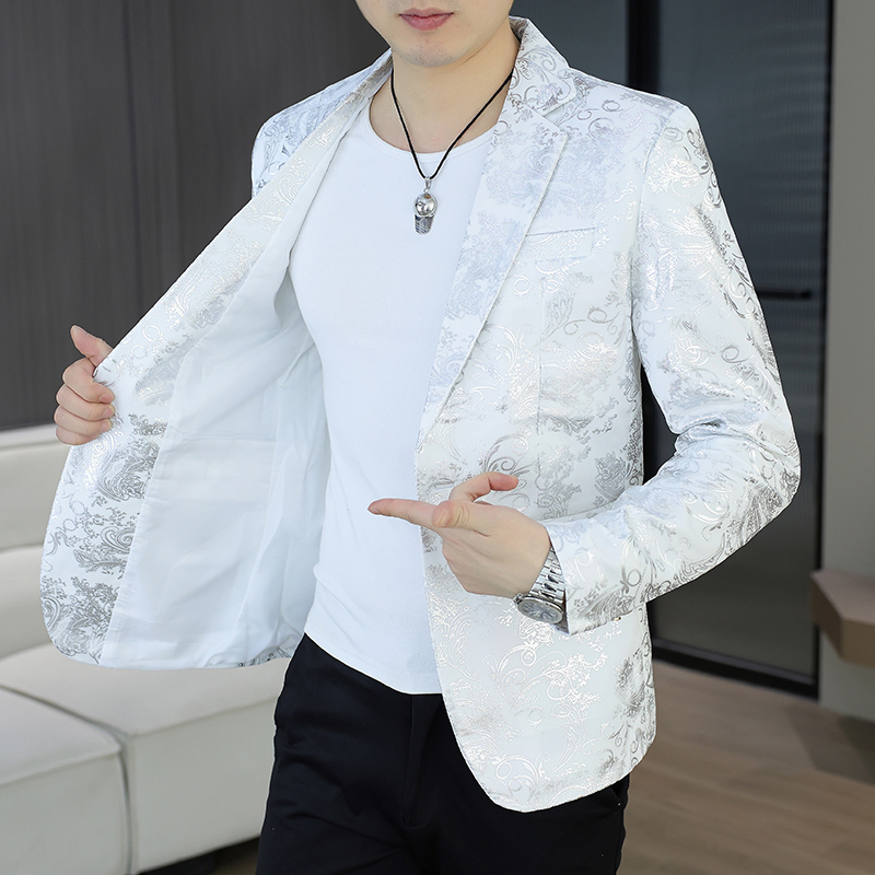 เสื้อเบลเซอร์ผู้ชายสำหรับกิจกร - Korean Men Formal Wear บทวิจารณ์และราคา