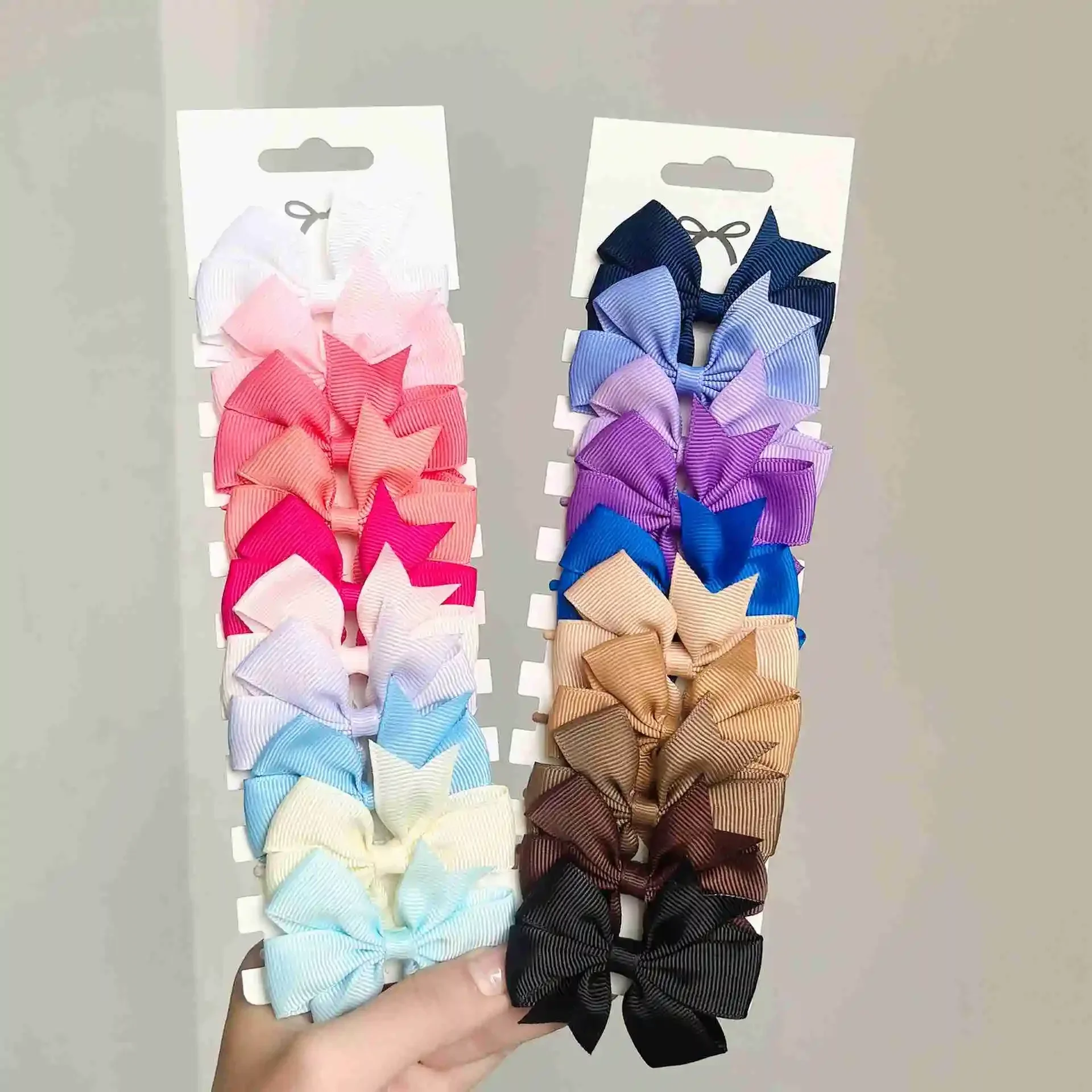 10 ชิ้น 3 รูปแบบ Bows ผมยางรัด - Tie Bar Clip บทวิจารณ์และราคา