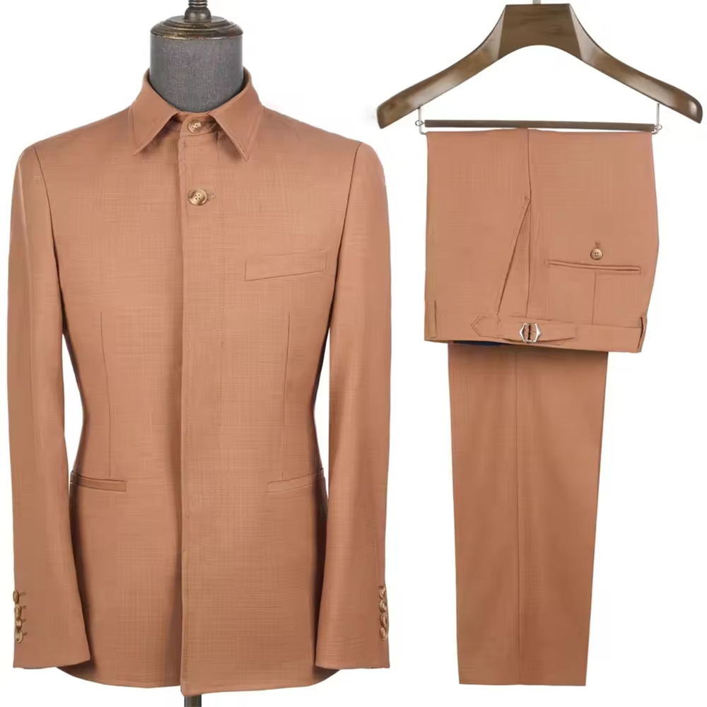 ชุดซาฟารีสั่งตัดสำหรับผู้ชาย 2 - Men Formal Wear Pants บทวิจารณ์และราคา