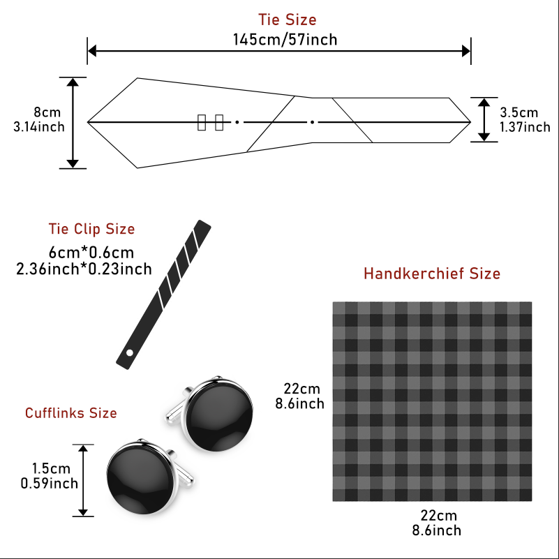 ชุดเซ็ต 4 ชิ้น ประกอบด้วยเนคไท - Tie Bar Clip บทวิจารณ์และราคา