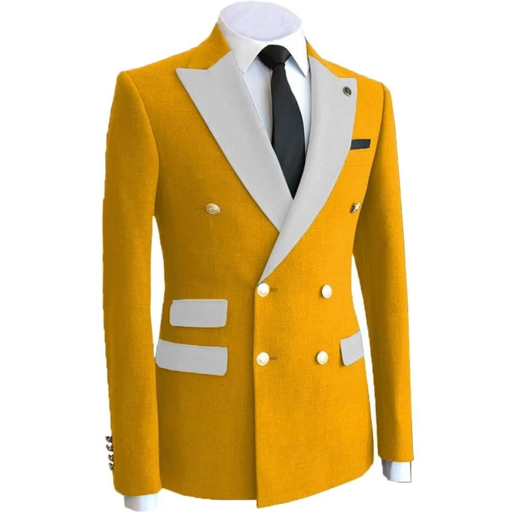 ชุดสูทสีเหลืองสำหรับเจ้าบ่าว ง - Formal Wear For Men Yellow บทวิจารณ์และราคา