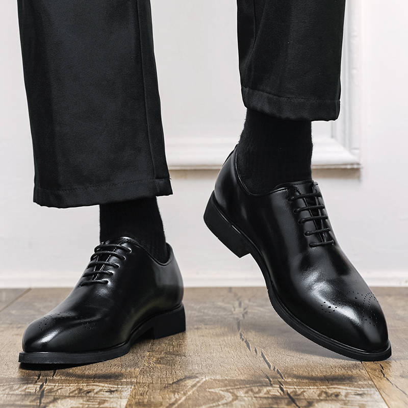 ยี่ห้อยางคุณภาพกันลื่นทนต่อการ - Men'S Formal Office Wear Shoes บทวิจารณ์และราคา
