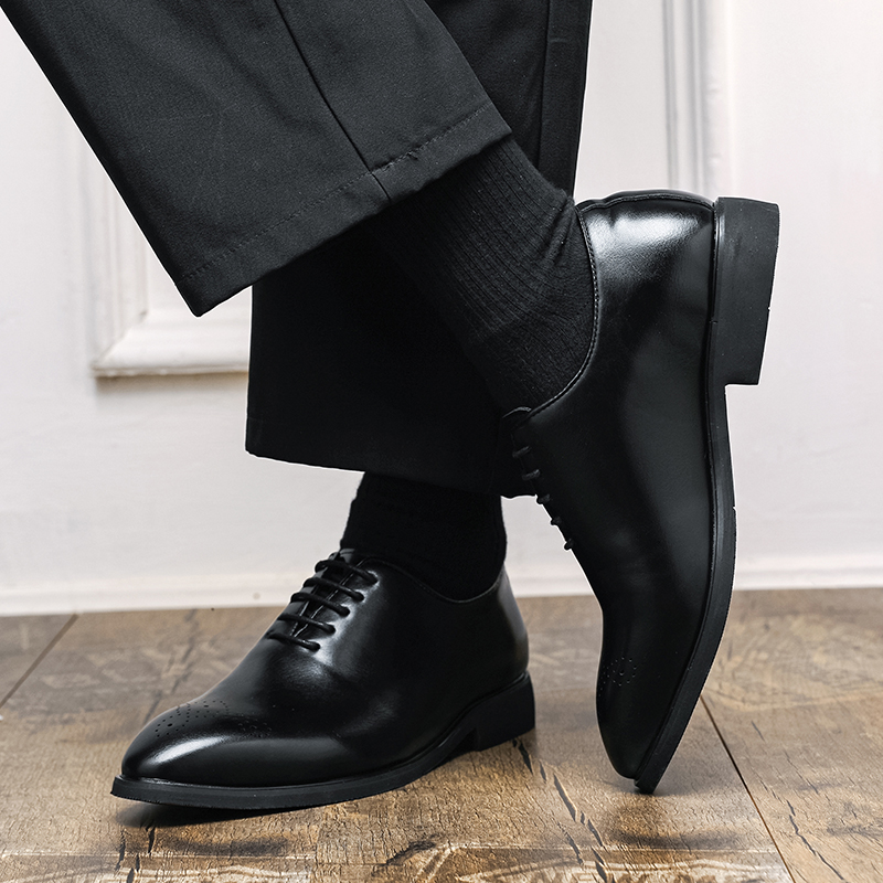 ยี่ห้อยางคุณภาพกันลื่นทนต่อการ - Men'S Formal Office Wear Shoes บทวิจารณ์และราคา