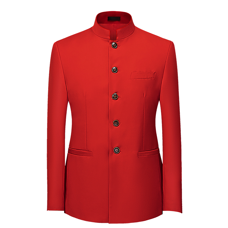 เสื้อสูทผู้ชายสไตล์จีน แขนยาว  - Korean Men Formal Wear บทวิจารณ์และราคา