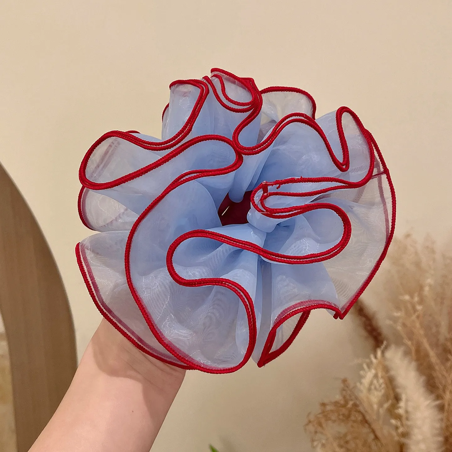 ยางรัดผม 4 ชั้น สีฟ้าสดใสสำหรั - Tie Bar Clip บทวิจารณ์และราคา
