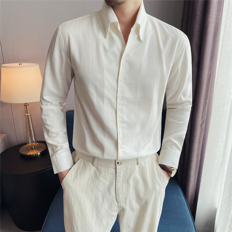 เสื้อเชิ้ตผู้ชายผ้าไลโอเซลล์ 1 - Men Formal Wear Clothes บทวิจารณ์และราคา