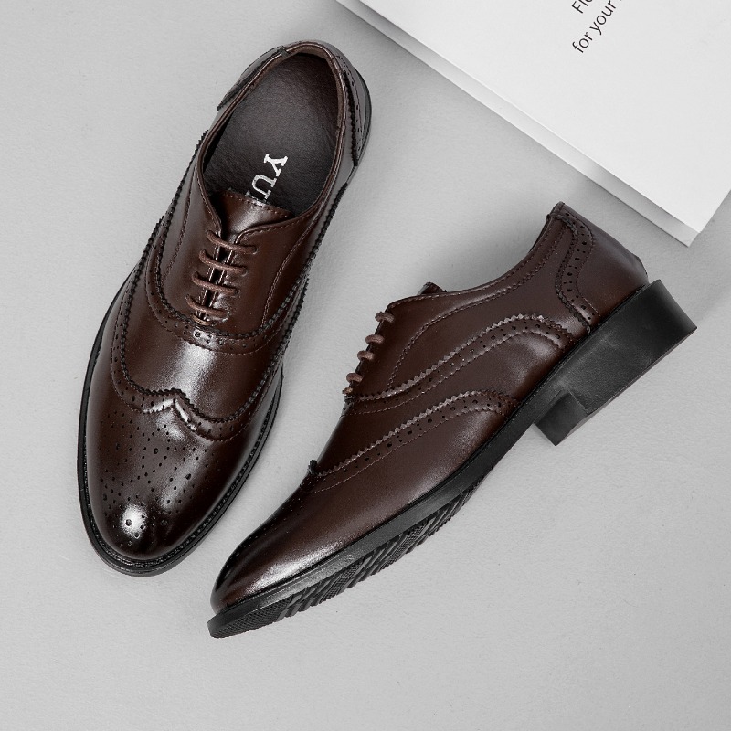 รองเท้าหนังทรงคลาสสิกสำหรับผู้ - Men'S Formal Office Wear Shoes บทวิจารณ์และราคา