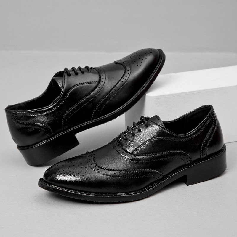 รองเท้าหนังทรงคลาสสิกสำหรับผู้ - Men'S Formal Office Wear Shoes บทวิจารณ์และราคา