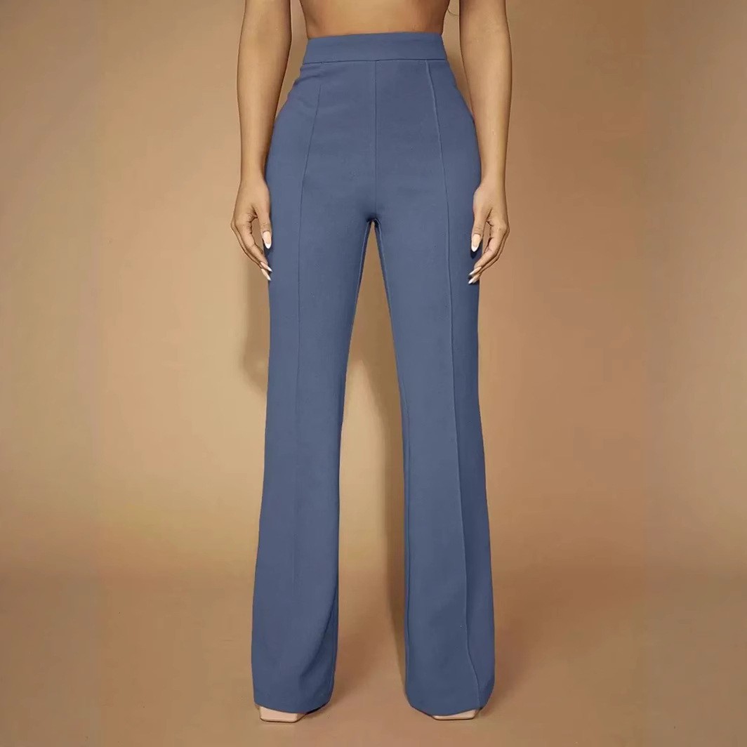 กางเกงขายาวผู้หญิงสำหรับฤดูร้อ - Dress Pant Flat Front บทวิจารณ์และราคา
