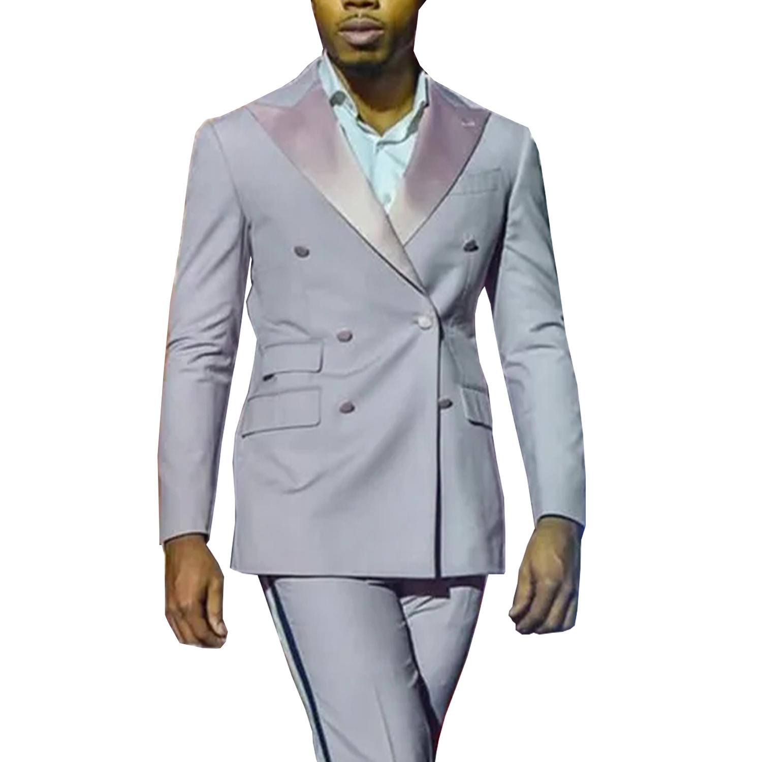 Gwenhwyfar ใหม่สีชมพูอ่อนผู้ชา - Men Formal Wear Pants บทวิจารณ์และราคา