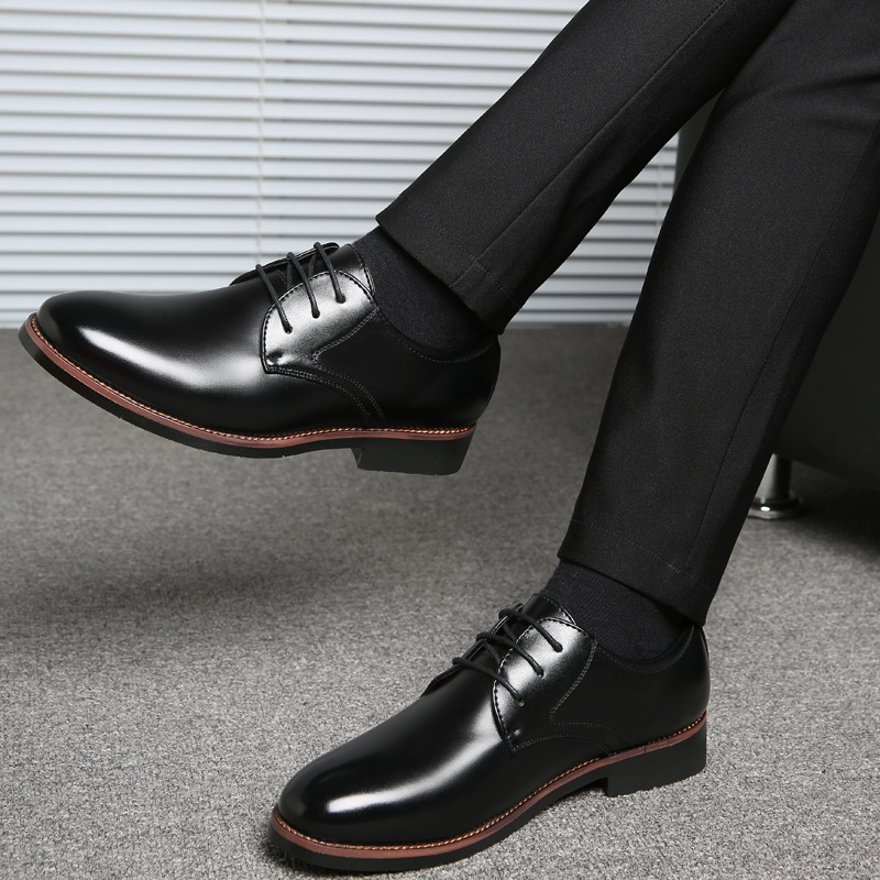 รองเท้าหนังผู้ชายสไตล์ลำลองทาง - Korean Men Formal Wear บทวิจารณ์และราคา