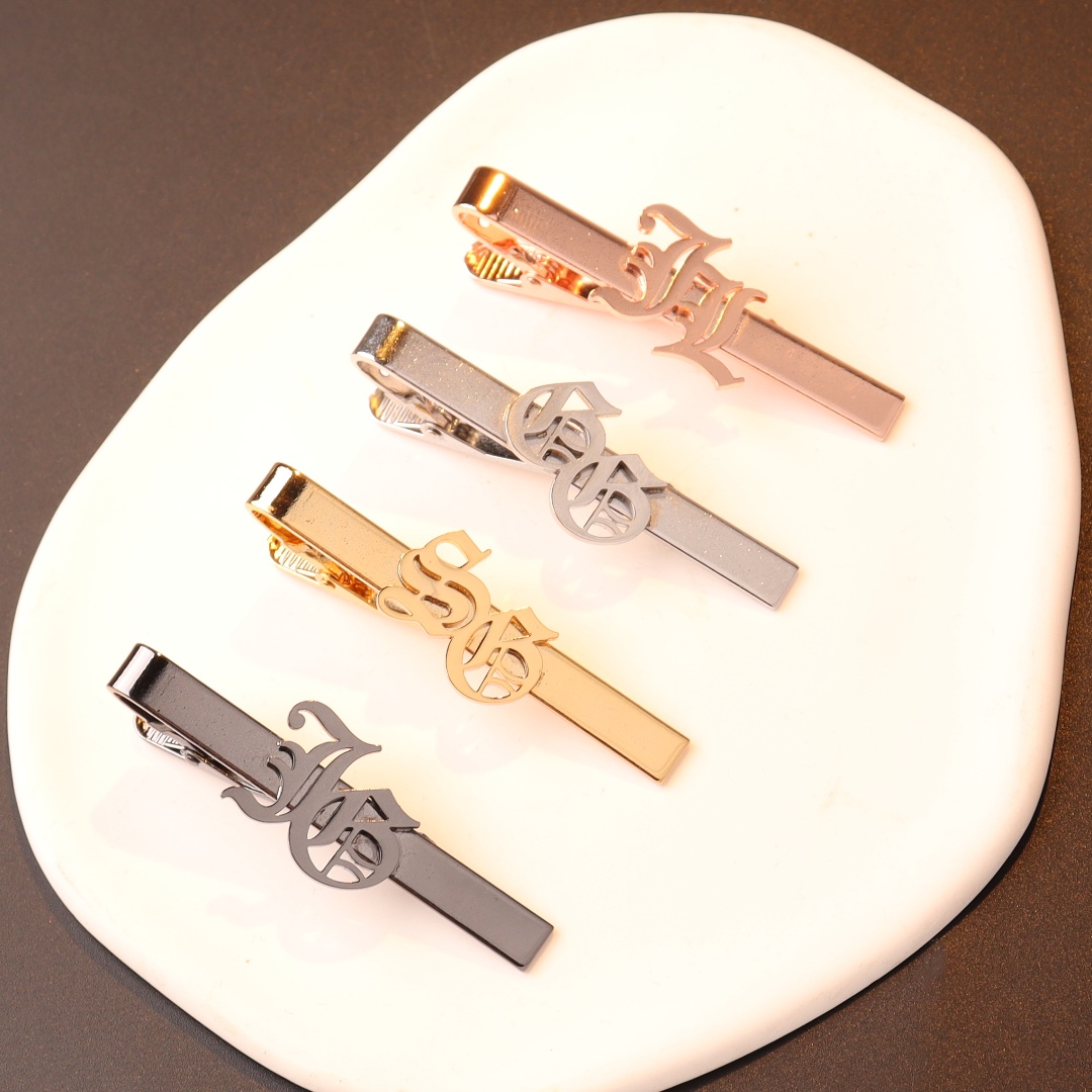 Custom ชื่อเริ่มต้น Tie คลิปสํ - Tie Bar Clip บทวิจารณ์และราคา