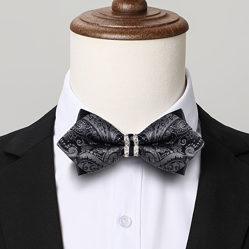 โบว์ไทผ้าซาตินลายแจ็คการ์ดสำหร - Formal Wear For Men Yellow บทวิจารณ์และราคา