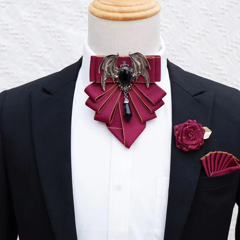 ชุดเข็มกลัดผูกโบว์สำหรับผู้ชาย - Korean Men Formal Wear บทวิจารณ์และราคา