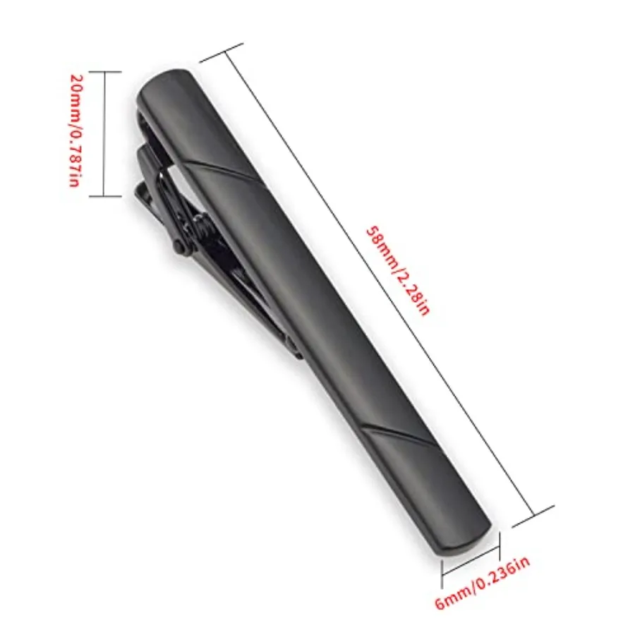 คลิปหนีบเนคไทสำหรับผู้ชาย 4 ชิ - Tie Bar Clip บทวิจารณ์และราคา