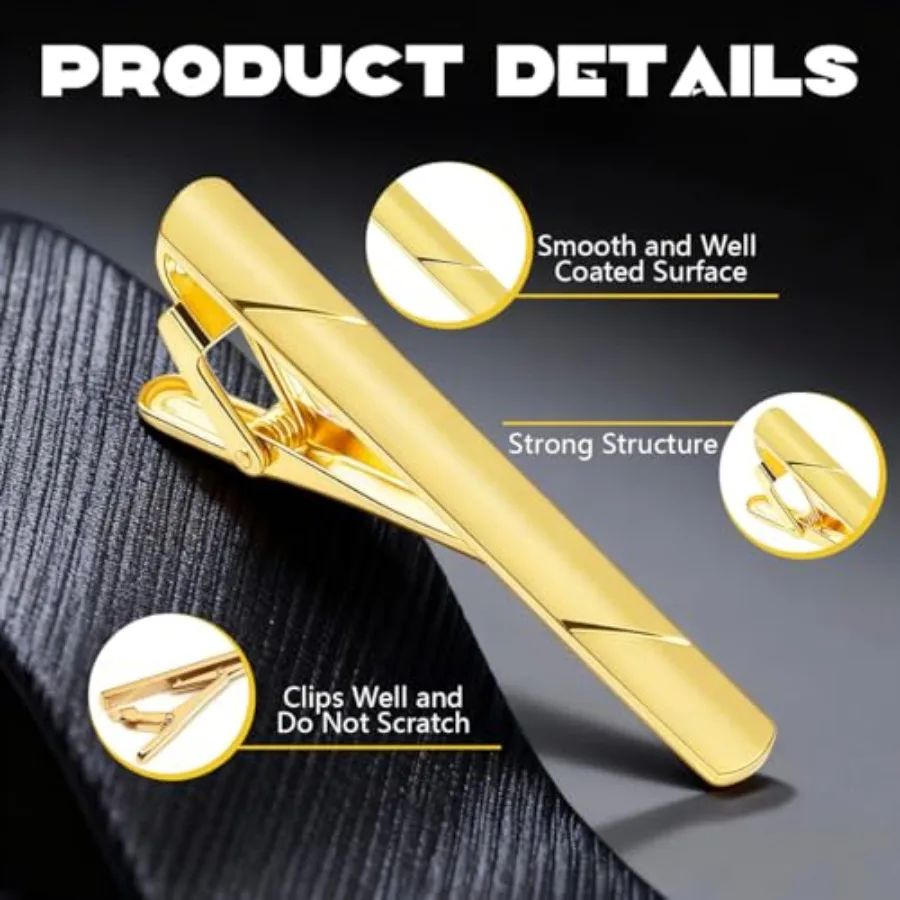 คลิปหนีบเนคไทสแตนเลสสตีลสำหรับ - Tie Bar Clip บทวิจารณ์และราคา