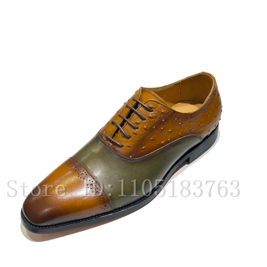 รองเท้าหนังแท้สำหรับผู้ชาย รอง - Men'S Formal Office Wear Shoes บทวิจารณ์และราคา