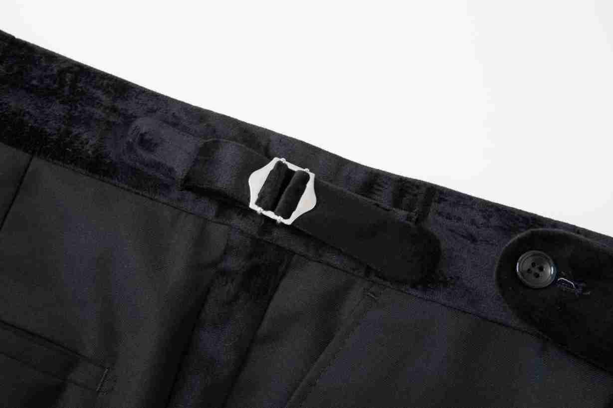กางเกงเดรสทรงคลาสสิกสีดำสำหรับ - Dress Pant Flat Front บทวิจารณ์และราคา