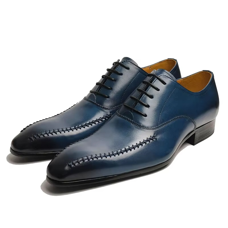 รองเท้าหนังแท้ผู้ชายระดับไฮเอน - Men'S Formal Office Wear Shoes บทวิจารณ์และราคา