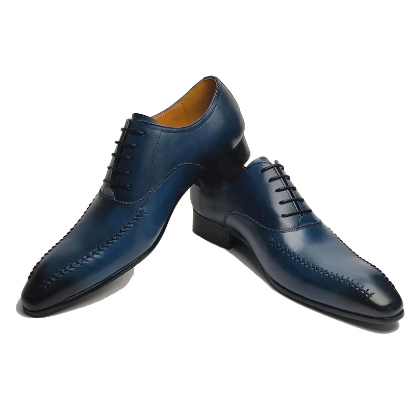 รองเท้าหนังแท้ผู้ชายระดับไฮเอน - Men'S Formal Office Wear Shoes บทวิจารณ์และราคา