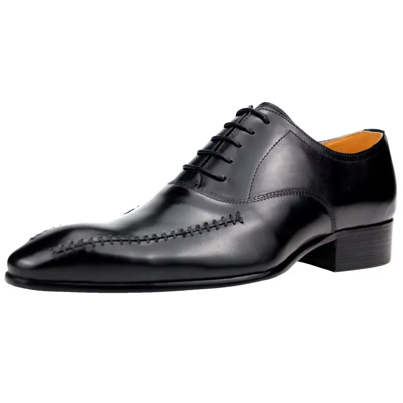 รองเท้าหนังแท้ผู้ชายระดับไฮเอน - Men'S Formal Office Wear Shoes บทวิจารณ์และราคา