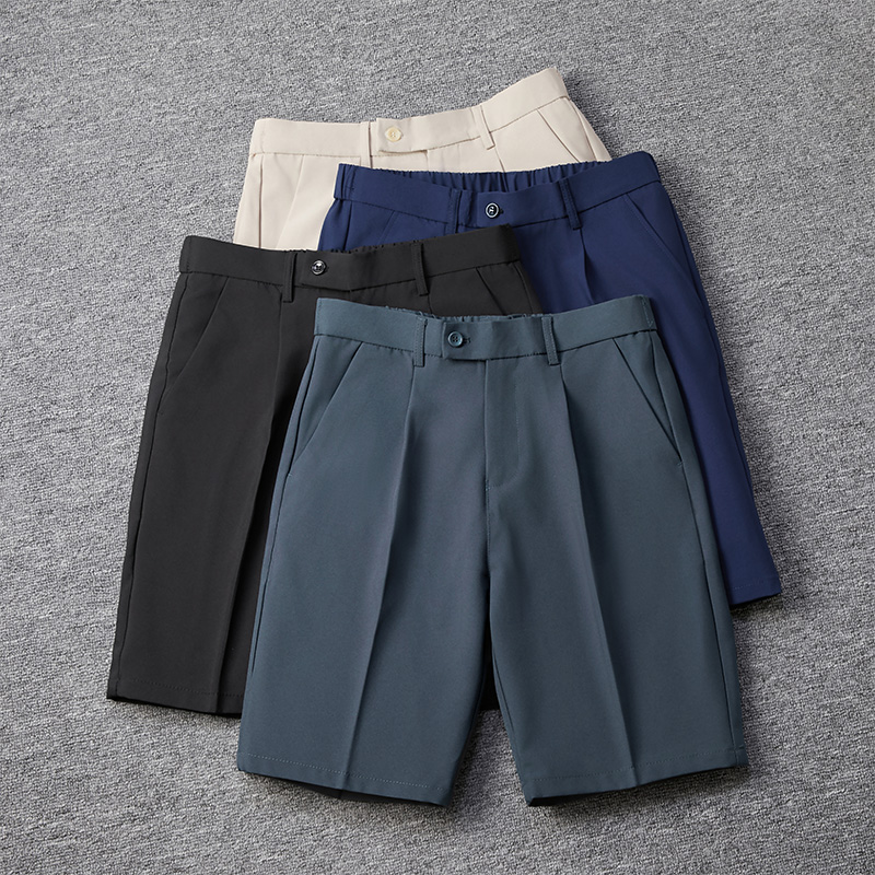 กางเกงขาสั้นผู้ชายแฟชั่นญี่ปุ่ - Men Formal Wear Summer บทวิจารณ์และราคา
