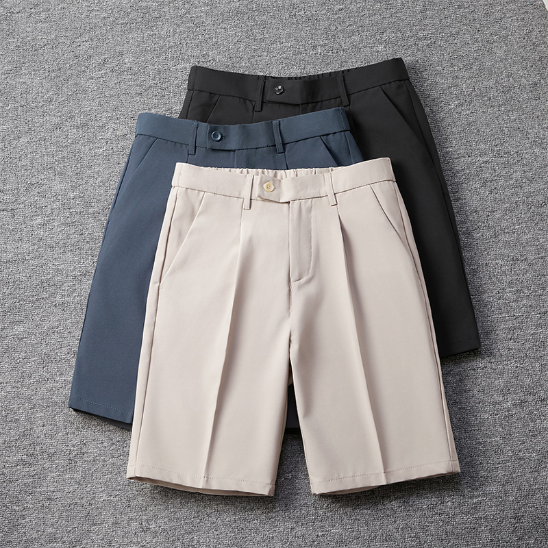 กางเกงขาสั้นผู้ชายแฟชั่นญี่ปุ่ - Men Formal Wear Summer บทวิจารณ์และราคา
